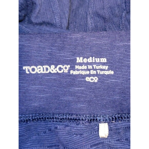 Toad & Co Samba Wave Organic Skirt Womens MED Navy Blue Pull On Casual Travel - Picture 5 of 6